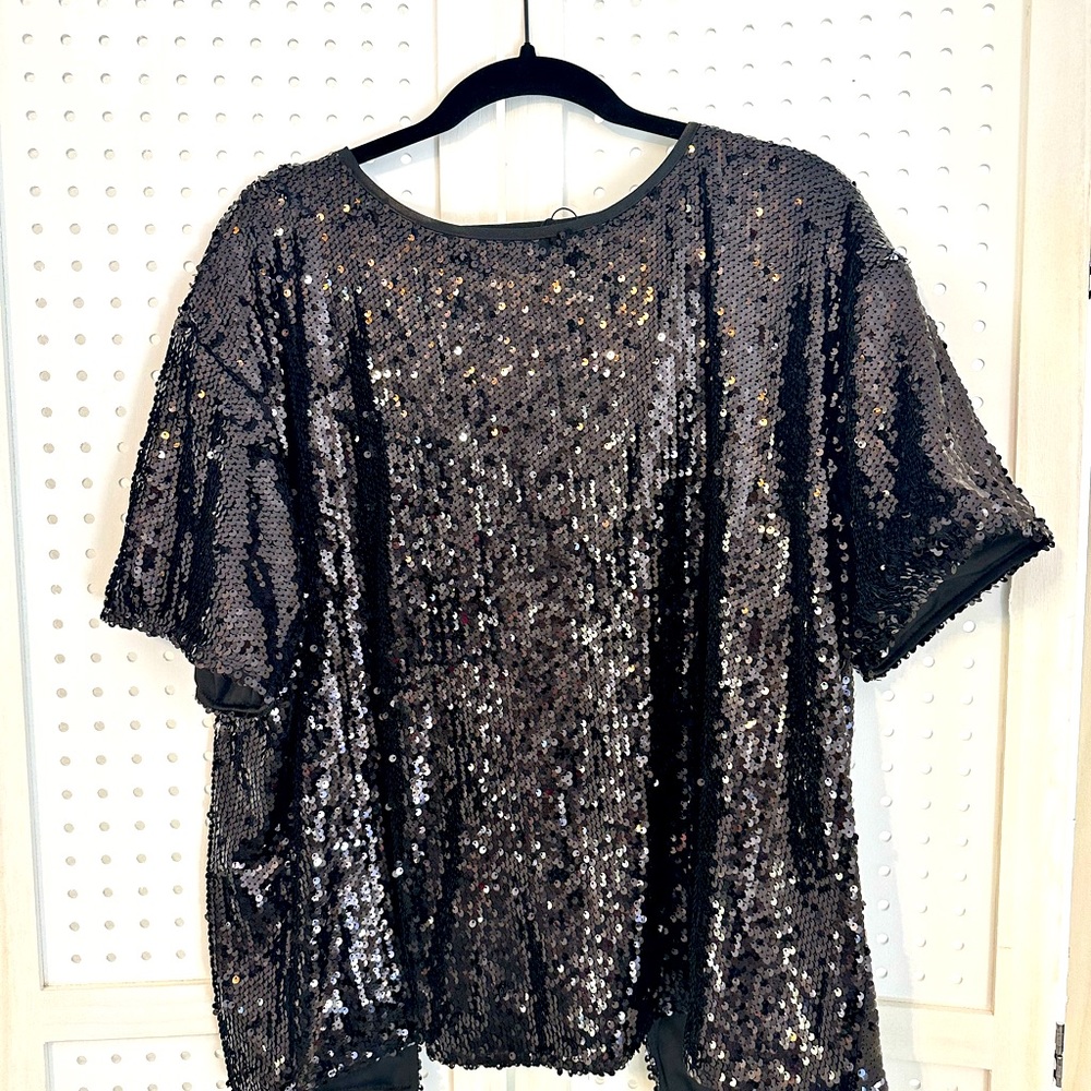 Open Back Sequin Top